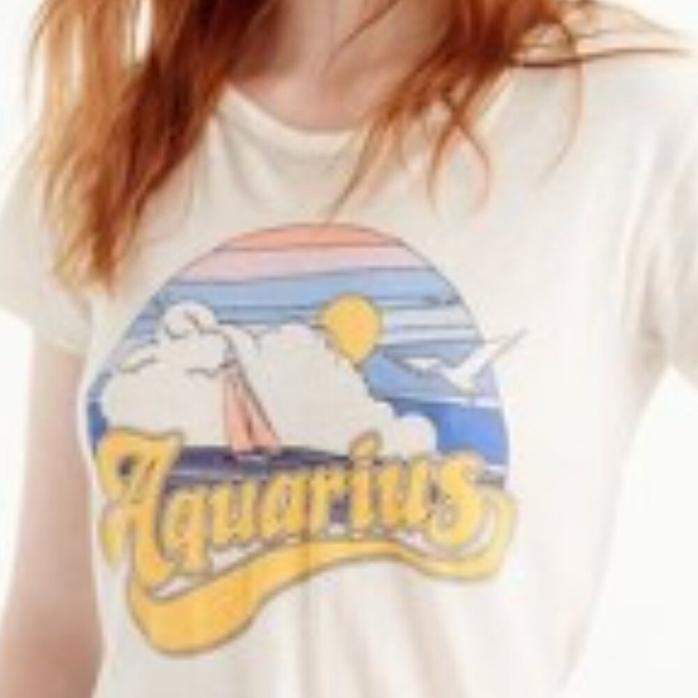 J.Crew Aquarius t-shirt. XXS